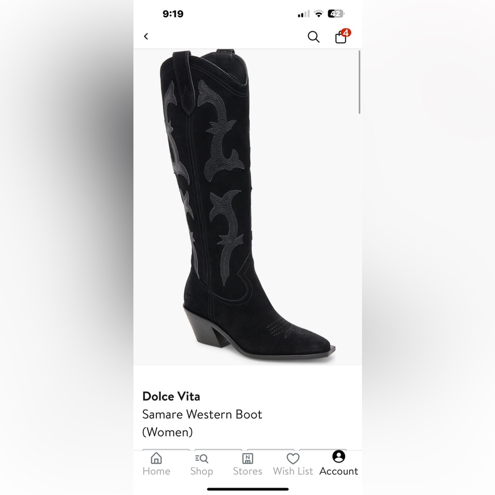 Dolce Vita Samare Western Boot size 7.5.